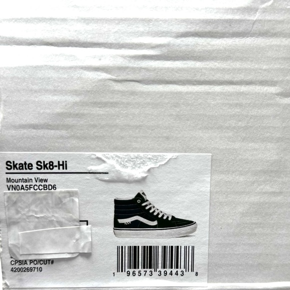 VANS Sk8-Hi Skate Sneakers Suede Canvas Green Black Men Size Casual VN0A5FCCBD6 - Picture 8 of 9